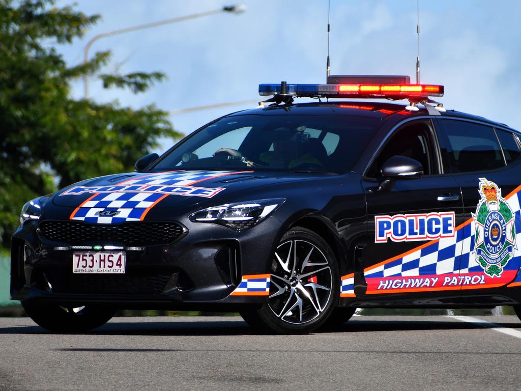 A Queensland Police Service (QPS) vehicle in action in Ingham, North Queensland, on Thursday. A new law making ‘ramming’ of emergency vehicles its own offence is to be put before State Parliament. Picture: Cameron Bates