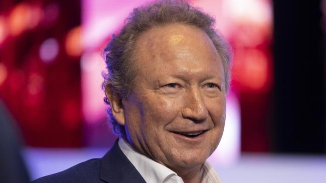 Billionaire Andrew Forrest’s Tattarang business is a major shareholder in BWX. Picture: AAP