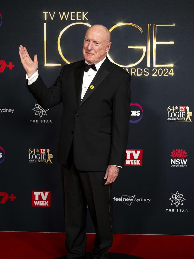 Home and Away star Ray Meagher scrubs up really nice for the big night. Picture:NewsWire/ Monique Harmer