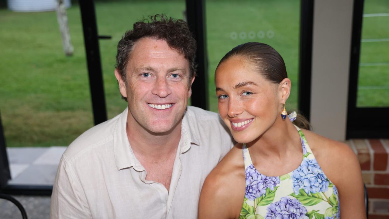 Tom Thynne and Daisy Harris at the Solento Organic Tequila VIP Sunday Session at The Grounds Currumbin for Gold Coast for Gold Coast at Large. Picture: Portia Large