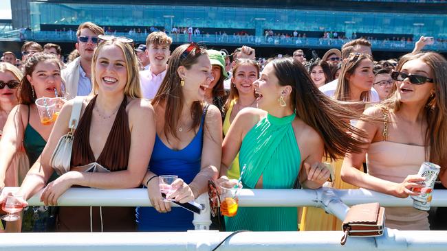 Racegoers enjoy the inaugural running of the Big Dance at Sydney’s Royal Randwick in November 2022. Picture: Justin Lloyd