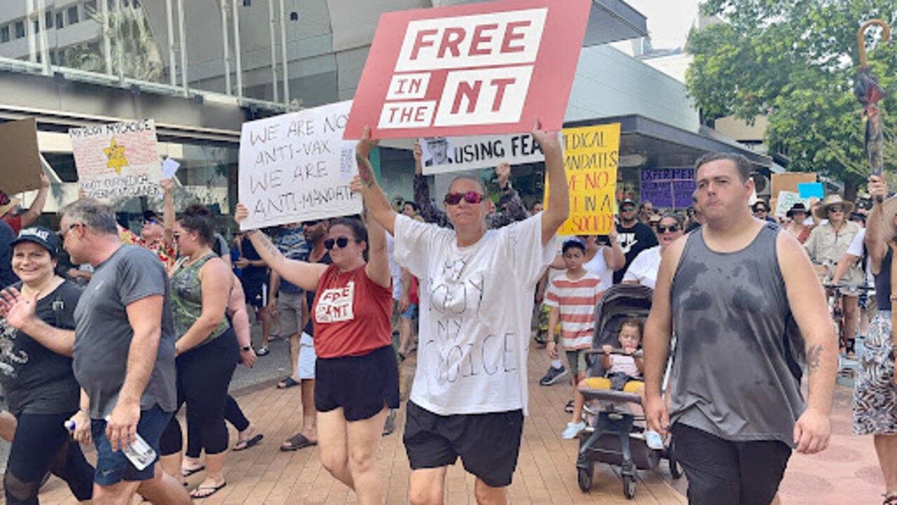 Faces of Darwin's Freedom Rally, Saturday 30 October 2021