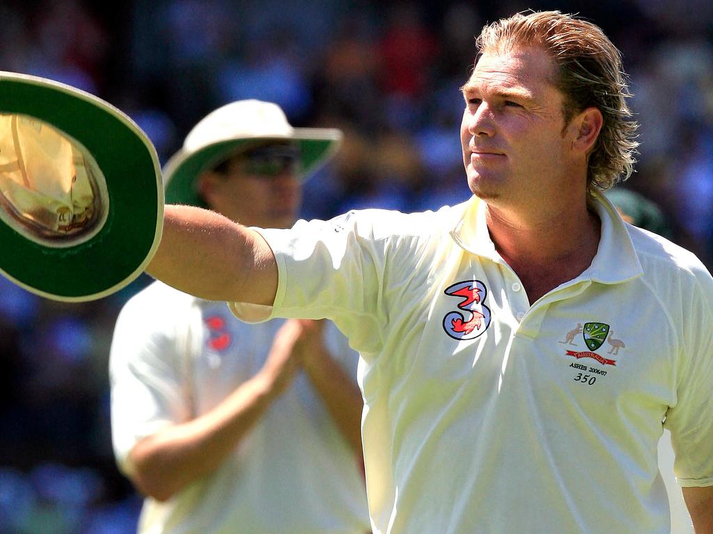 The late Shane Warne. Picture: AFP