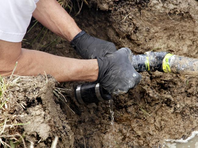 The boss of one of Australia’s largest residential plumbing companies has been fined for breaching building laws. Stock image.