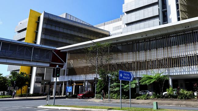 A man is in a life-threatening condition at Cairns Hospital after emergency services responded to a drowning at a Northern beaches home. Picture: Brendan Radke