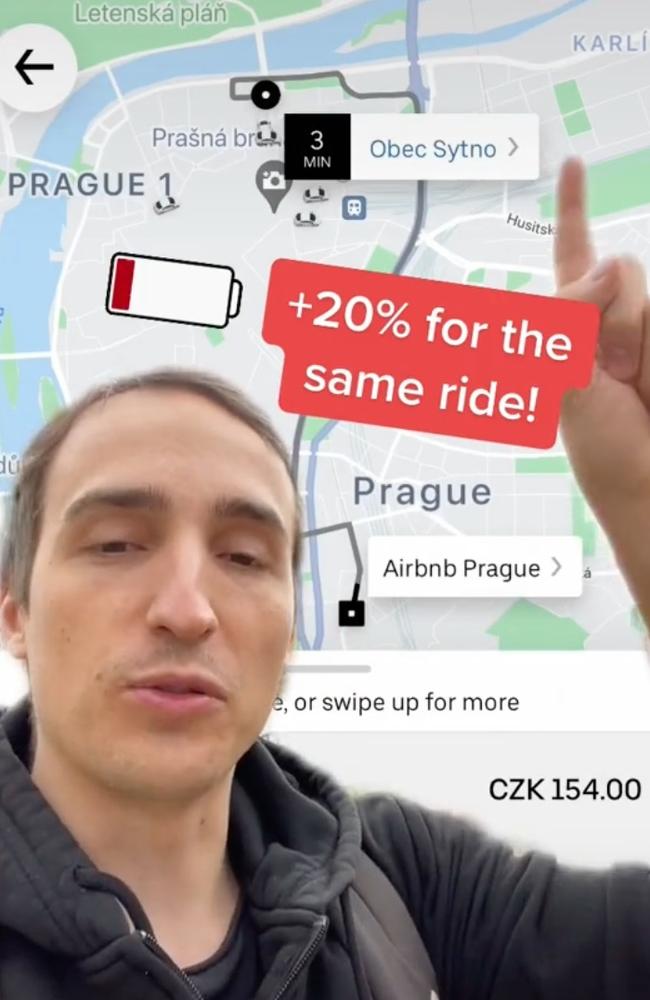 Uber calls TikTok useru0027s theory that phone battery affects prices 