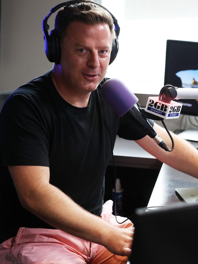 Will breakfast show host Ben Fordham move into mornings? Picture: Rohan Kelly