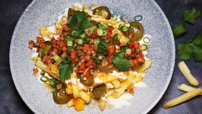 Esteban’s loaded fries. Picture: Jenifer Jagielski