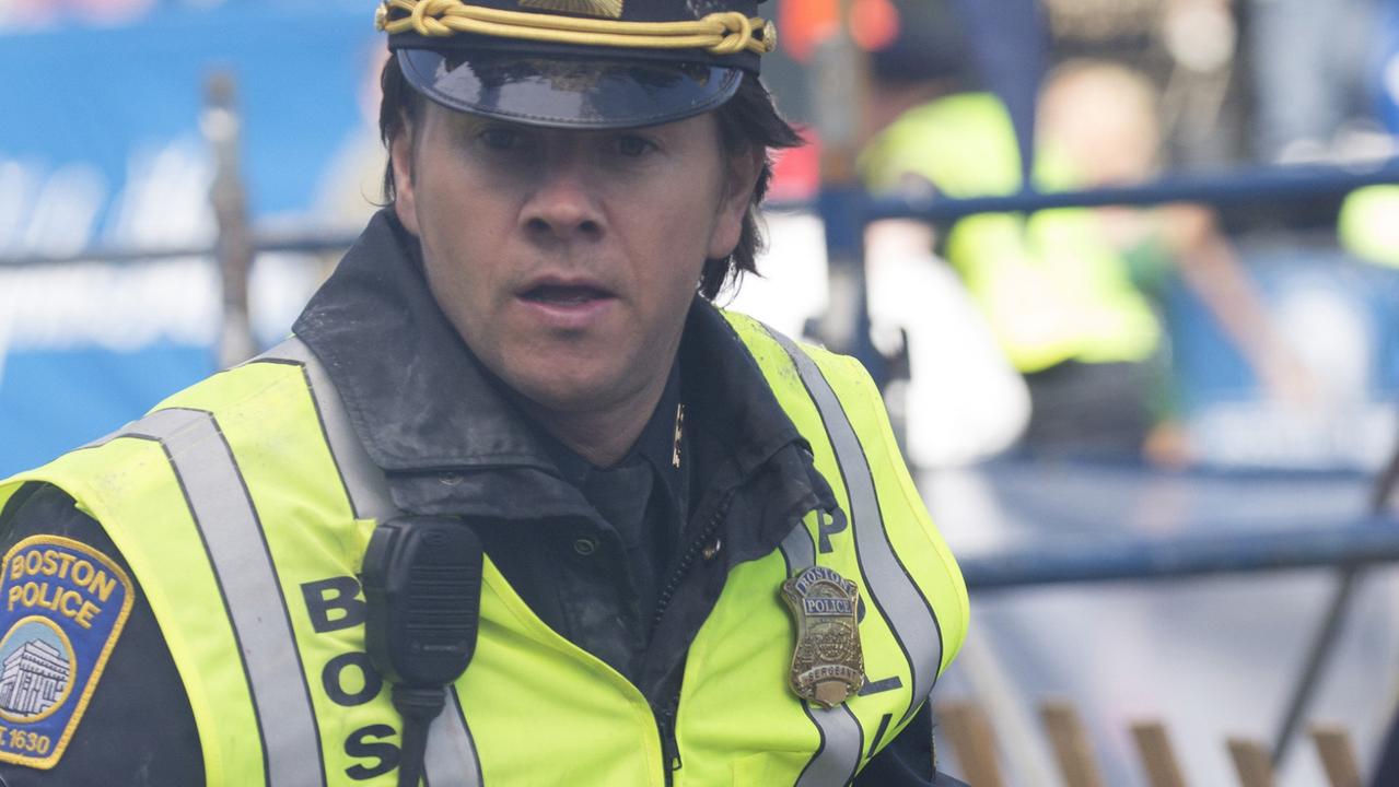 Wahlberg in a scene from film Patriots Day.