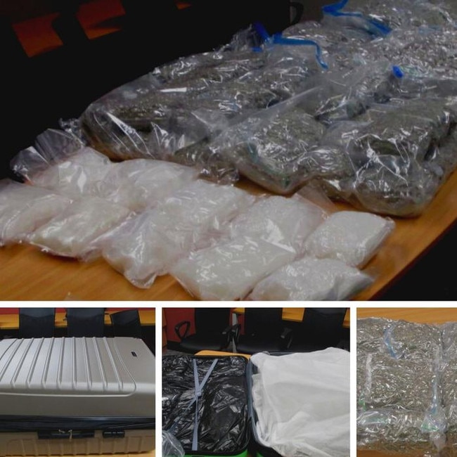 The $2.3 million worth of drugs police claim are linked to a major trafficking syndicate. Picture: QLD Police