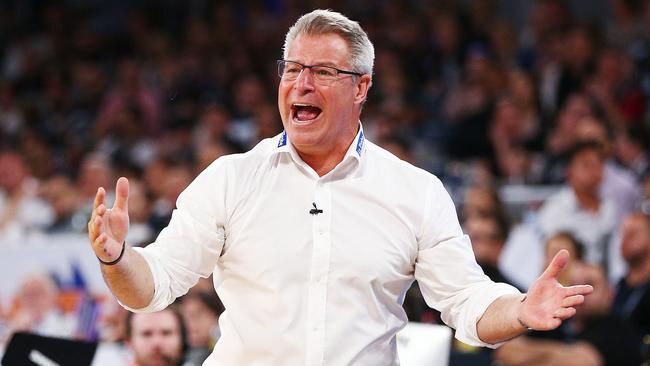 Dean Vickerman couldn’t hide his frustration. (Michael Dodge/Getty Images)