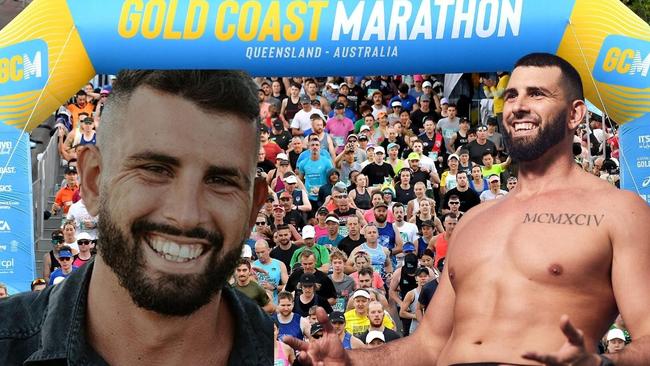 Cam Lloyd collapsed at the 36km mark of the Gold Coast Marathon.