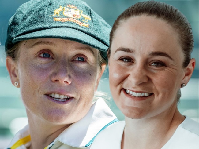 Alyssa Healy and Ash Barty.