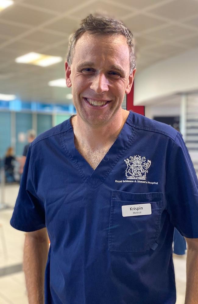 Director of infectious diseases Krispin Hajkowicz at the RBWH.