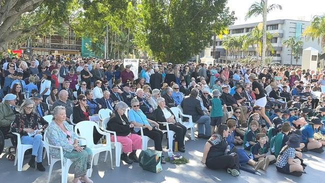 2024 Anzac Day Morning Service Lismore Memorial Baths.