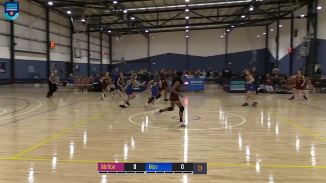 Replay: Basketball Victoria Under-12 Country Championships - Melton v Moe (Girls)