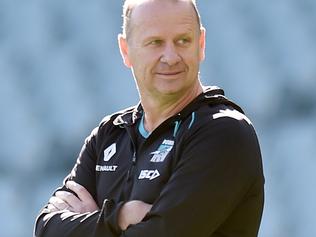5/5/17 - Captain's Run - Port Adelaide Power coach Ken Hinkley at Adelaide Oval ahead of tomorrow's clash with West Coast Picture: Naomi Jellicoe