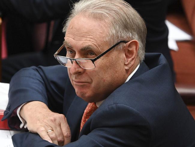 CANBERRA, AUSTRALIA, NewsWire Photos. NOVEMBER 10, 2023: Senator Don Farrell during Question Time in the Senate at Parliament House in Canberra. Picture: NCA NewsWire / Martin Ollman