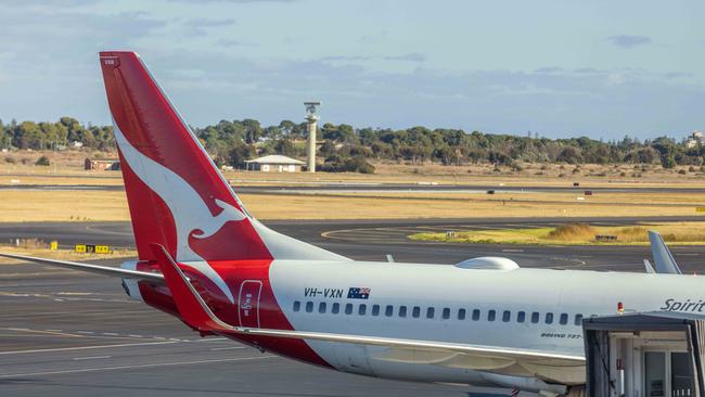 ADELAIDE, AUSTRALIA - NCA NewsWire Photos - MAY 01 2024: ADELAIDE AIRPORT PLANE GENERICS. Picture: NCA NewsWire / Ben Clark