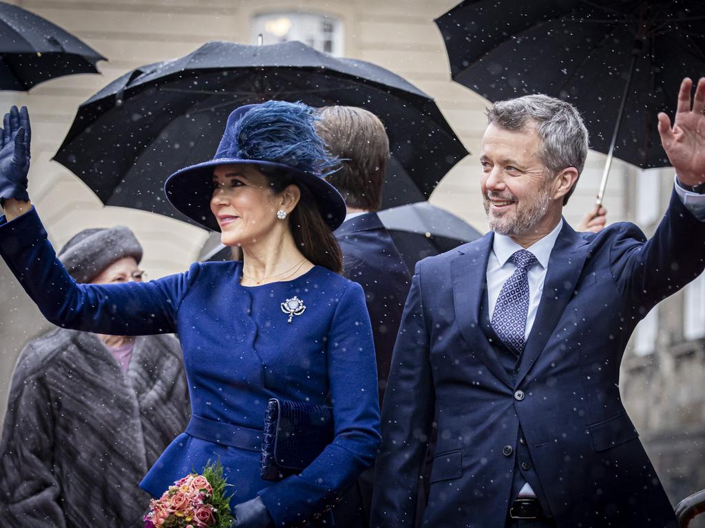 The couple were all smiles in Copenhagen this week. Picture: Getty Images