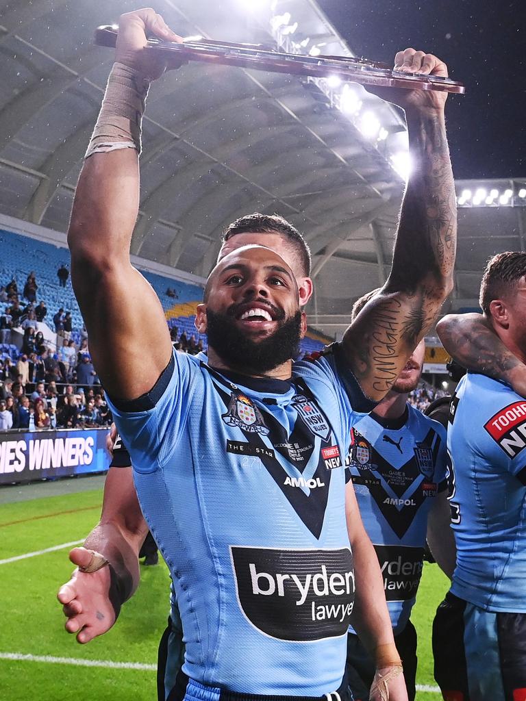 Will Josh Addo-Carr win his jersey back. Picture: Bradley Kanaris/Getty