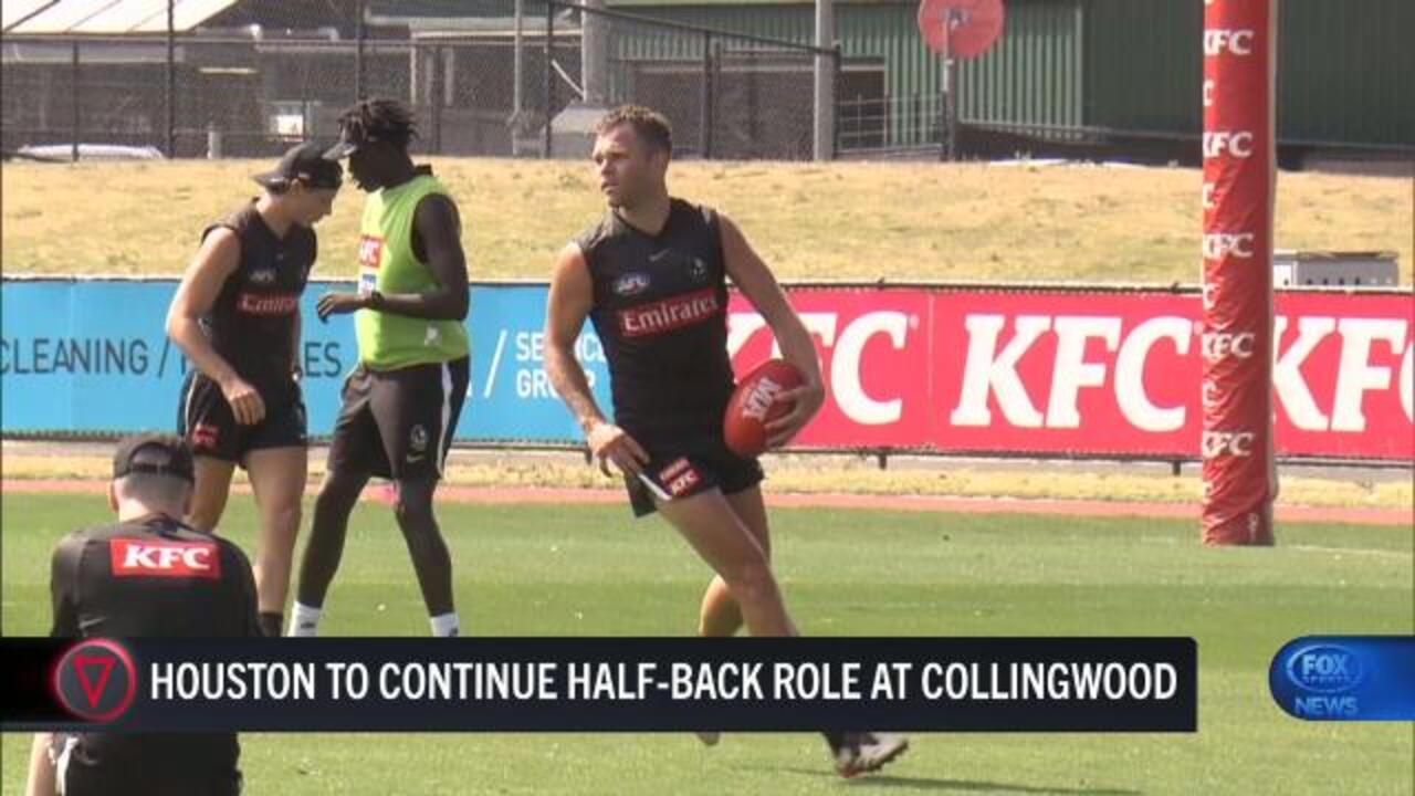 Houston to remain Pies' half-back