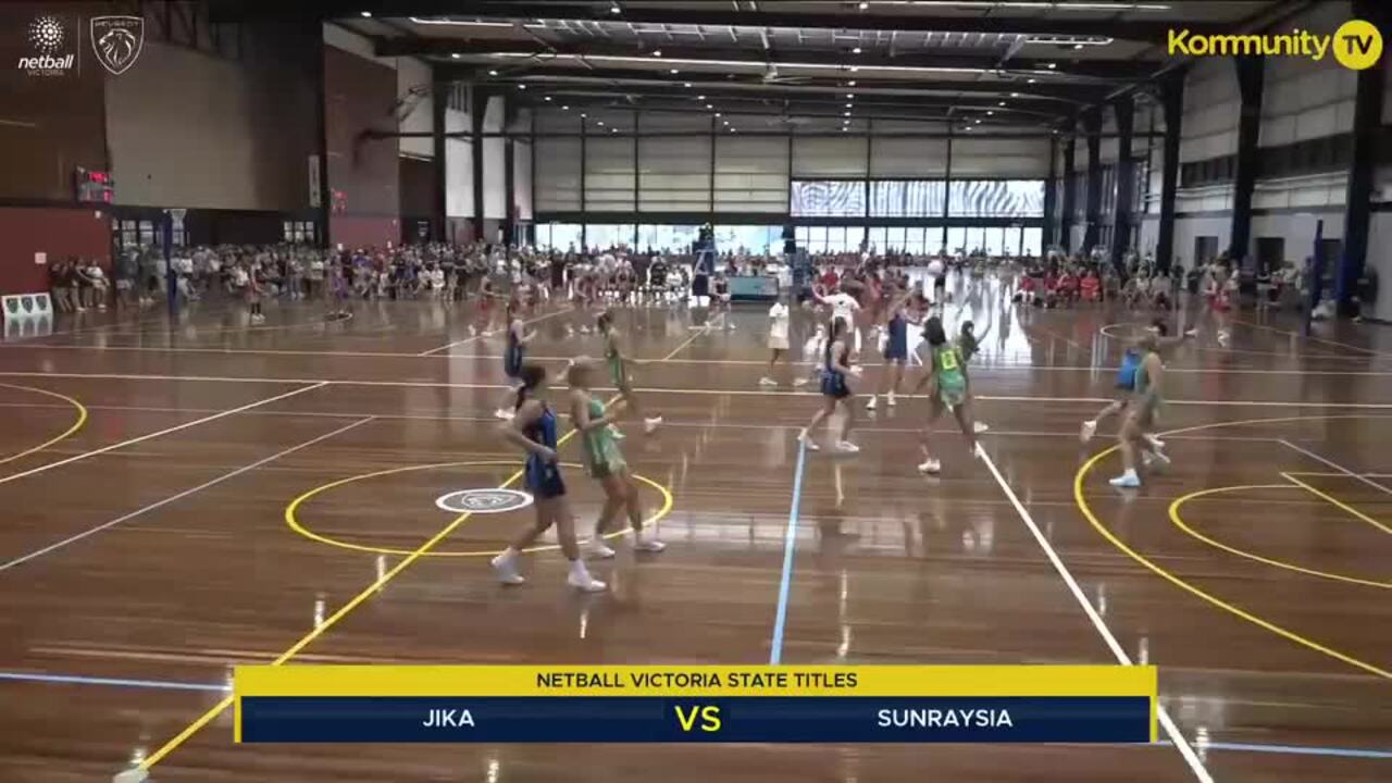 Replay: Jika v Sunraysia (15&U) - 2025 Netball Victoria State Titles Day 2