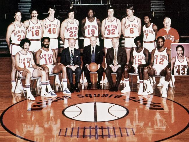 Knicks team picture from 1972-73