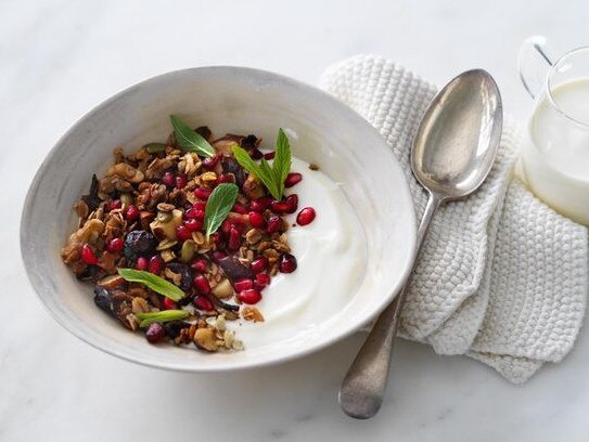 Granola bowl with home-made yoghurt.