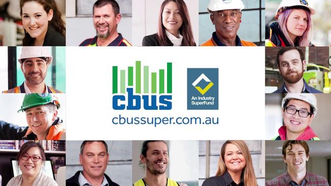 A Cbus promotional logo. Cbus has an avowed strategy to grow the fund to $150bn, becoming one of the megafunds of the superannuation sector.