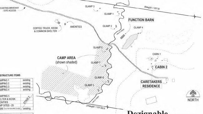 If approved by the council the campground will have multiple new campsites and glamping tents available for guests.