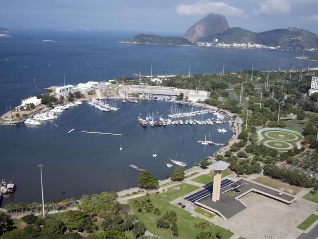 The park adjacent to the Marina da Gloria marina the Olympic sailing events will take place is notorious for muggings.