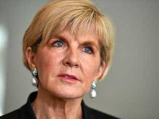 Minister for Foreign Affairs Julie Bishop. (AAP Image/Mick Tsikas). Picture: MICK TSIKAS