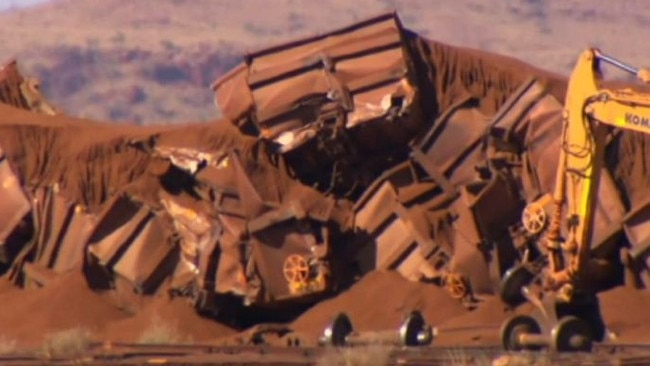 BHP has suspended all rail operations in Western Australia after a runaway train laden with iron ore travelled 92km with no one on board before it was deliberately derailed.The driver of the 2km-long BHP-operated train stepped out of the locomotive early on Monday to inspect an issue with one of its 268 wagons and it took off without him.