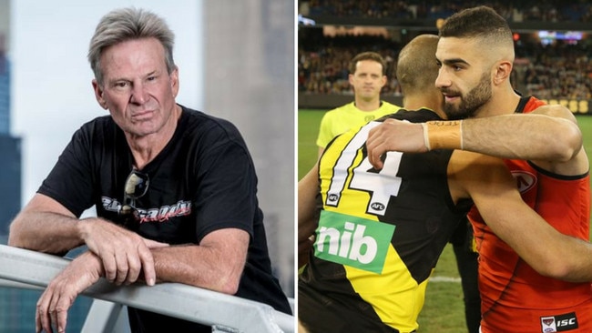 Sam Newman has stood by his comments over the AFL's decision to allow Bachar Houli and Adam Saad to toos the coin ahead of Friday night's clash.