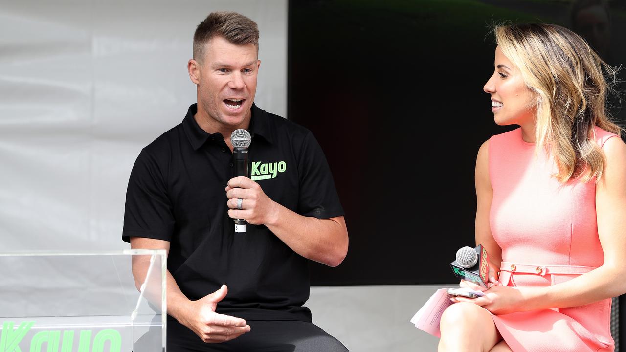 David Warner at the Sydney Cricket Ground. Picture: Tim Hunter.