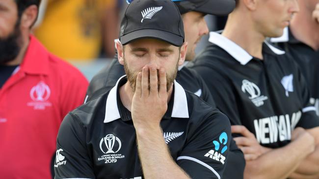 New Zealand's captain Kane Williamson after England won the World Cup. Picture: AFP