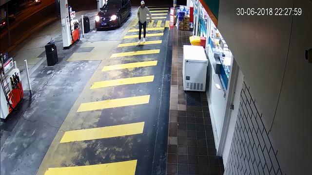 Police release vision of stolen car at Gold Coast service station