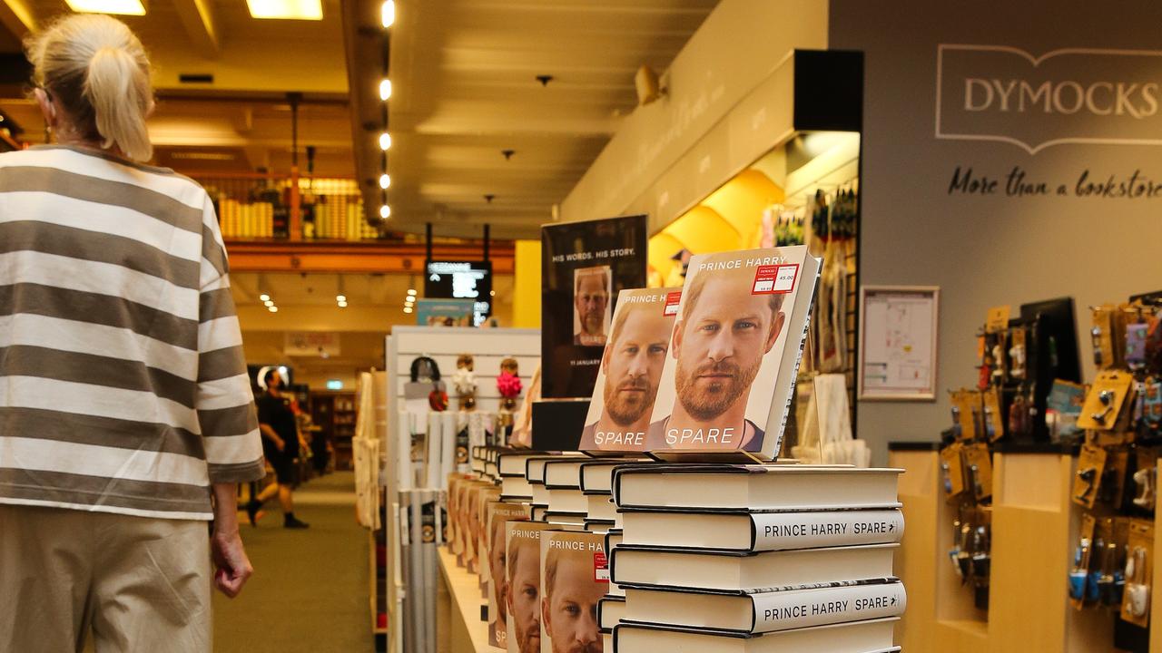 Release day was quiet in the Sydney CBD Dymock’s store. Picture: NCA NewsWire/ Gaye Gerard