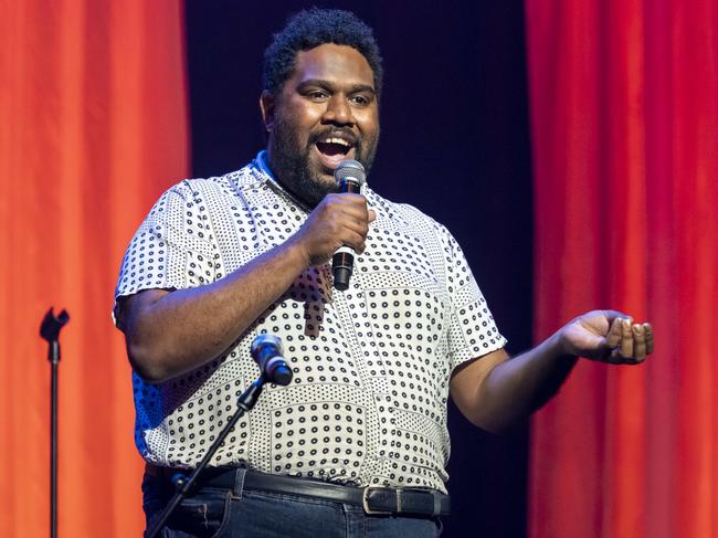 Torres Strait comedian Jay Wymarra will host the  International Melbourne Comedy Festival RAW Comedy, Cairns Heat at Macalister Brewing Co. on March 1. Photo: Supplied.