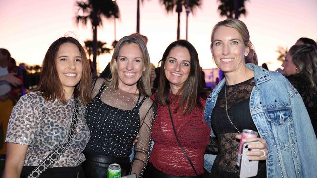 Zoe Coleman, Ashleigh Wilson, Emma Stumpf and Haley Banks at the Ministry of Sound Classical 2025 at HOTA for Gold Coast at Large. Picture, Portia Large.