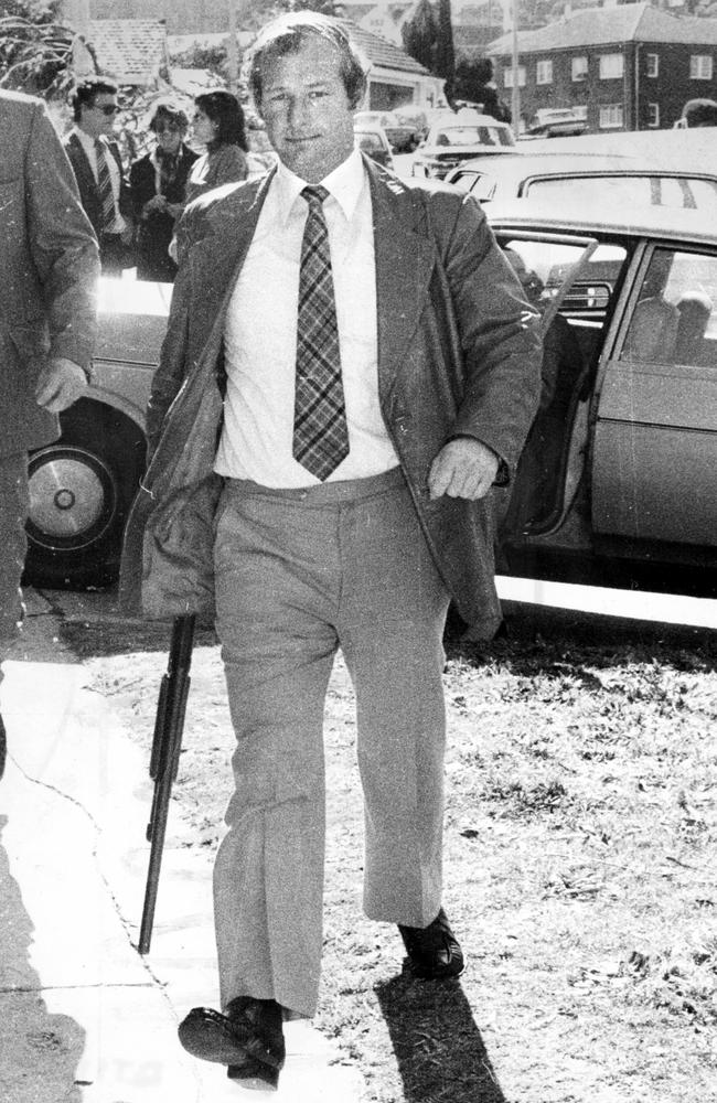 Rogerson was a detective sergeant with a reputation for cracking big cases. He is pictured here in 1981.