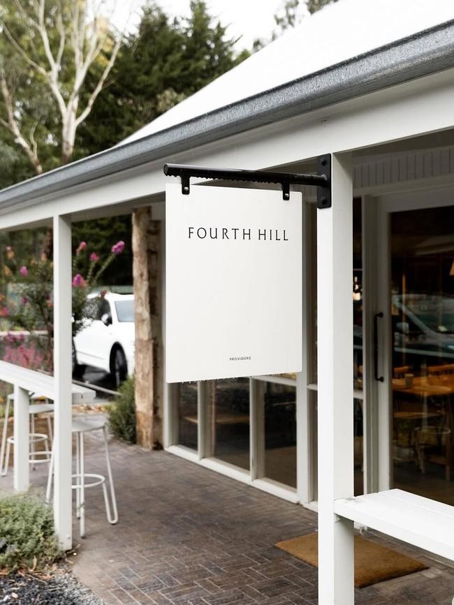 Fourth Hill Providore is a seriously scenic spot. Picture: Instagram @fourthhillprovidore