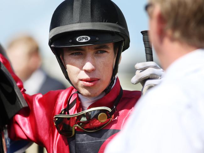 In-form apprentice James Orman rode a treble at Eagle Farm on Wednesday. Picture: Tara Croser