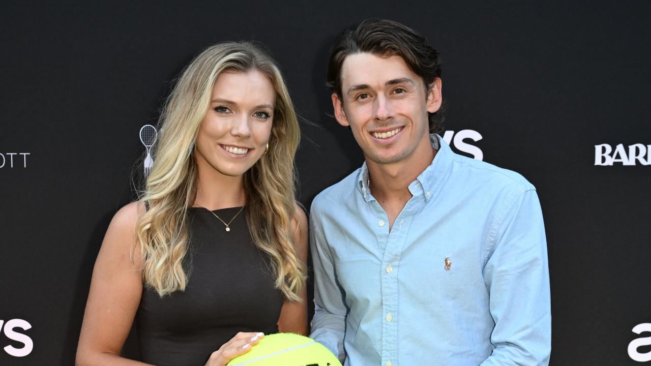 Katie Boulter (left) and Alex de Minaur (right) are set to face each other for the second year in a row after Great Britain was drawn in the same group as Australia for the United Cup. Picture: Jason Koerner / Getty Images