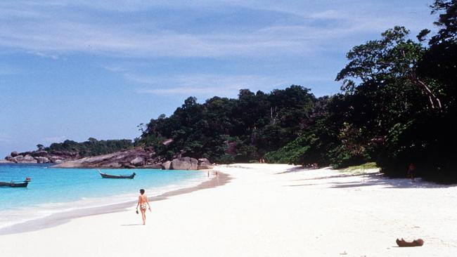 You can have the beach to yourself in the Similan Islands.