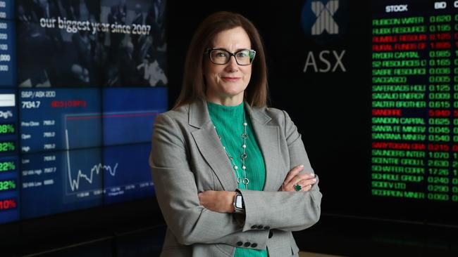 ASX Limited CEO Helen Lofthouse at the ASX in Sydney. Picture: John Feder for The Australian.