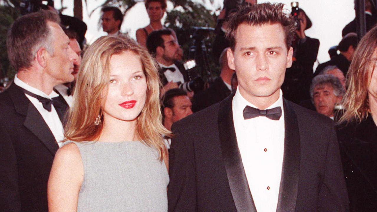 Kate Moss and Johnny Depp dated from 1994 to 1997. Picture: Remy de la Mauviniere/AFP