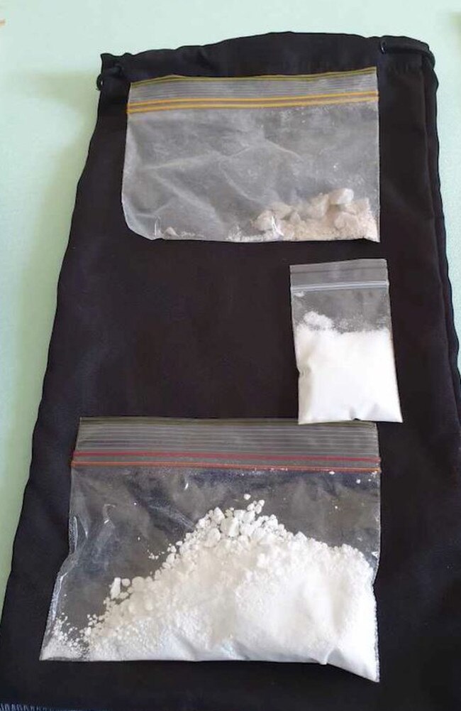 Some of the drugs found. Photo: Queensland Police