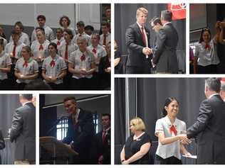 HIGH ACHIEVERS: Our Lady of the Southern Cross held their awards ceremony to celebrate their best and brightest for 2020. Picture: Sam Turner